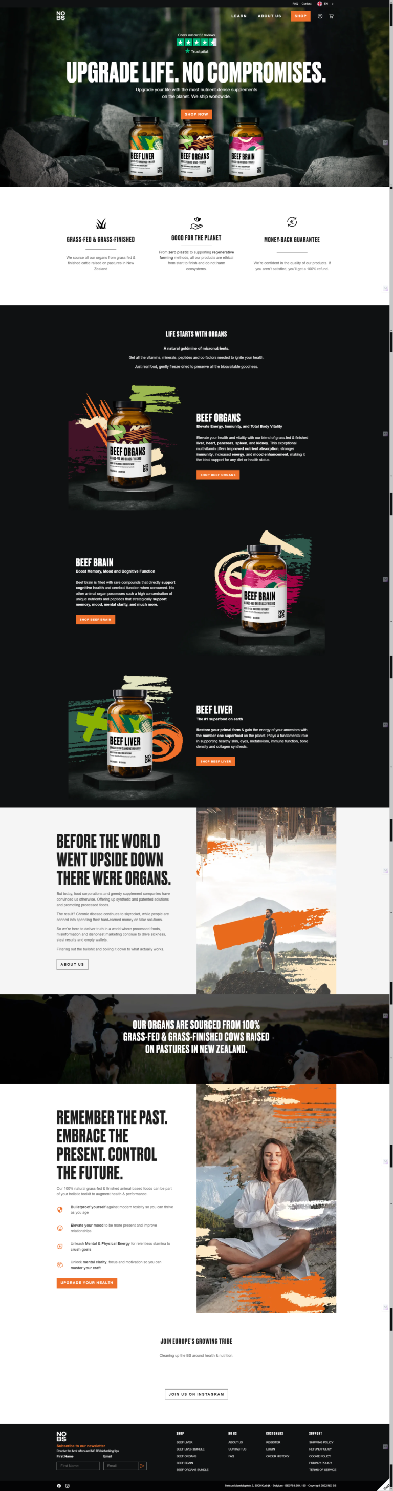 NO BS website